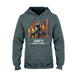Dad's Wolf Pack - Personalized Father T-shirt And Hoodie