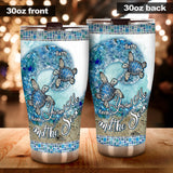 Turtle Sea Glass - Personalized Turtle Tumbler