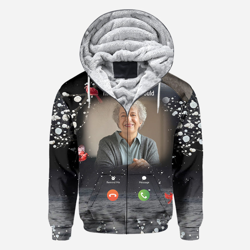 Any Title The Call I wish I Could Make - Personalized Memorial All Over Shirt