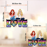 Love - Personalized LGBT Support Window Hanging Suncatcher Ornament
