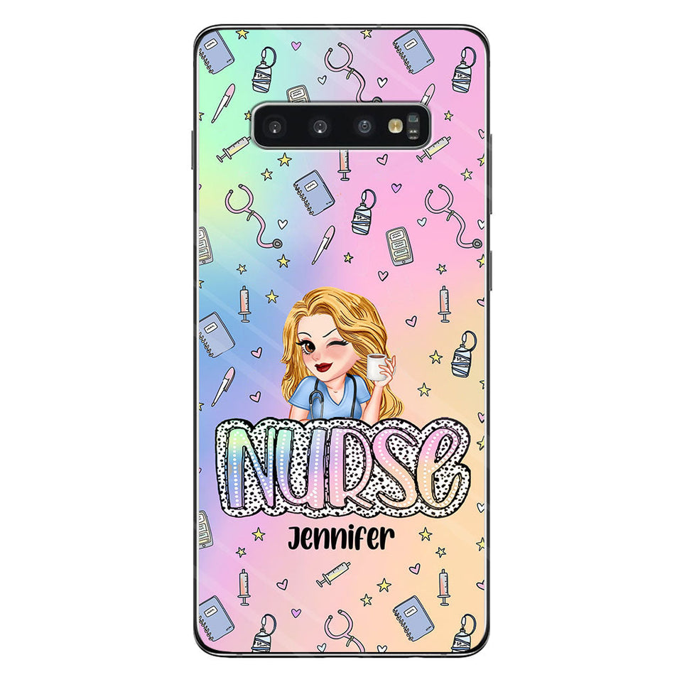 Nurse Life - Personalized Nurse Clear Phone Case