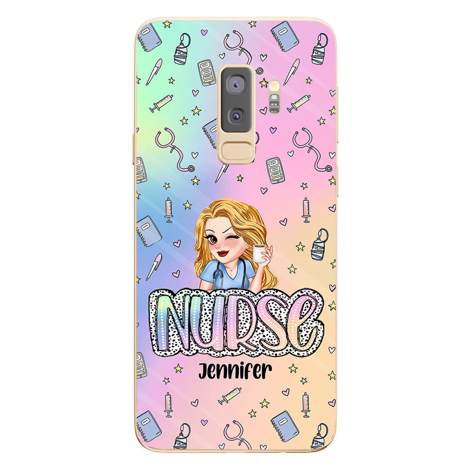 Nurse Life - Personalized Nurse Clear Phone Case