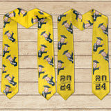 Caricature Funny Character - Personalized Graduation Graduation Stole
