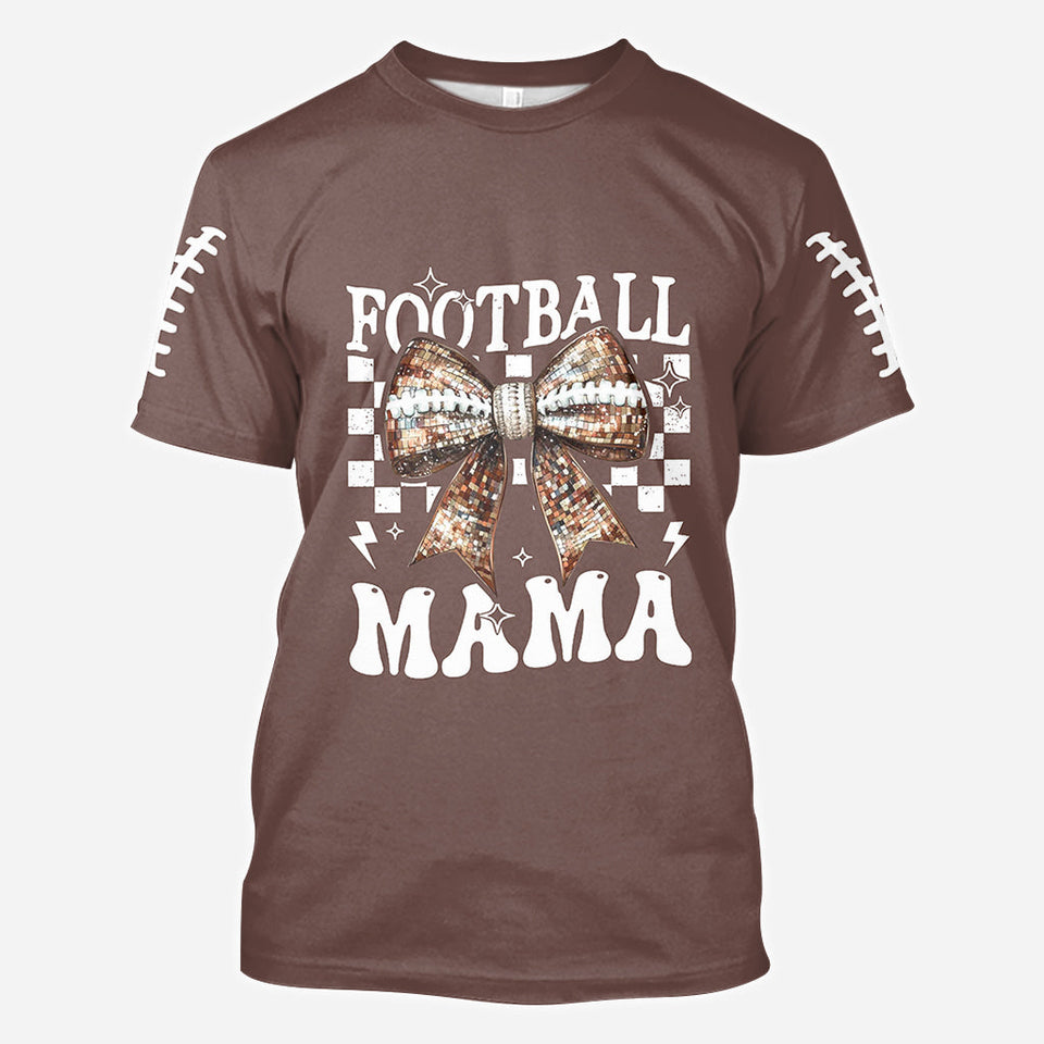 Football Mama - Personalized Football All Over Shirt