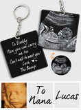 Custom Photo Now You Can Carry Me Too - Personalized Father Keychain