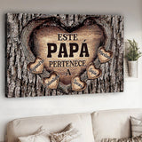 Para El Mejor Papá Del Mundo - Personalized Father Canvas And Poster