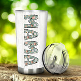 Mama Est. Photo Face Custom Daisy - Personalized Mother Tumbler
