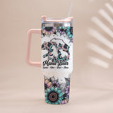 Mama Bear - Personalized Mother Tumbler With Handle