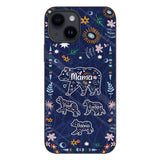 Mama Bear Floral - Personalized Mother Phone Case