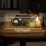 She Believed She Could So She Did - Personalized Graduation Custom LED Night Light