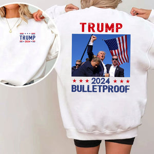 Bulletproof T-shirt, Never Surrender Shirt, Fight For America T-shirt, Retro Rally Shirt, Fight Fight Fight Shirt