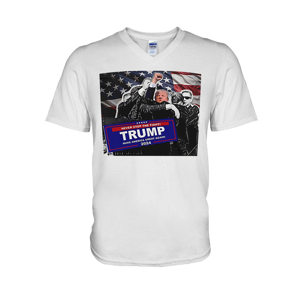 United We Stand Shirt, Never Surrender Shirt, Fight For America T-shirt, 2024 Rally Shirt, Fight Fight Fight Shirt