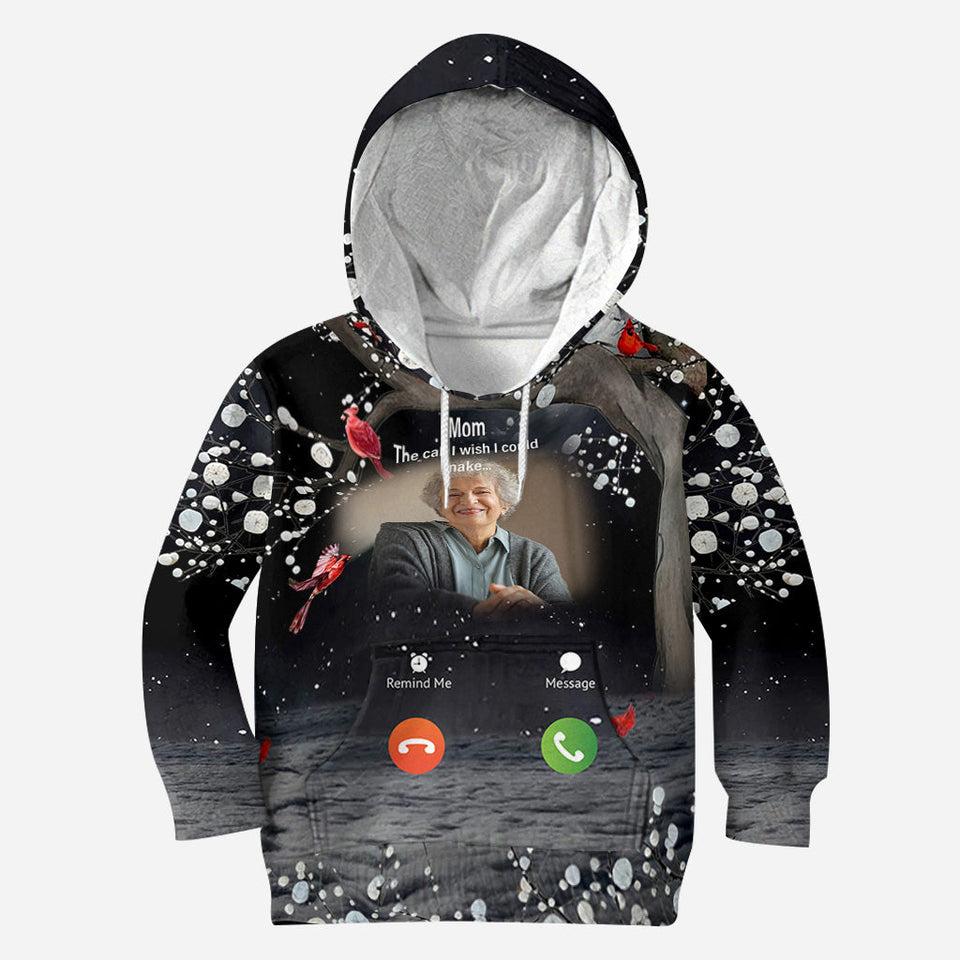 Any Title The Call I wish I Could Make - Personalized Memorial All Over Shirt