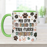 Tiny Furry Overlords - Personalized Cat Accent Mug