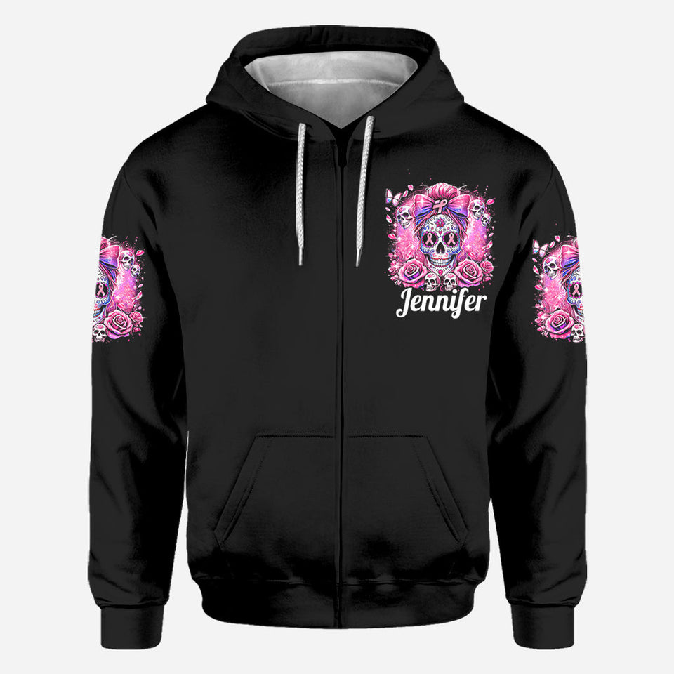 In October We Wear Pink - Personalized Breast Cancer Awareness All Over Shirt