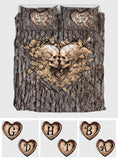 Til Death Do Us Part - Personalized Couple Quilt Set