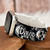 3D Metallic Skulls - Personalized Skull Apple Watch Band