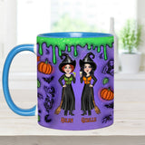 We're Not Sugar And Spice And Everything Nice - Personalized Bestie Accent Mug