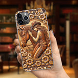 A Girl And Her Horse - Personalized Horse Phone Case