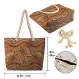 Awesome Turtle - Personalized Turtle Beach Bag