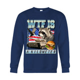 WTF Is A Kilometer - Raccoon T-shirt And Hoodie