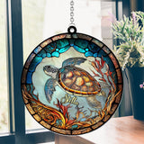 Love Turtles - Personalized Turtle Window Hanging Suncatcher Ornament