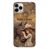 Just A Girl Who Loves Horse - Personalized Horse Clear Phone Case