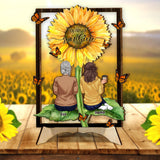 You Are My Sunshine - Personalized Mother 2 Layered Wood Sign / Wood Plaque