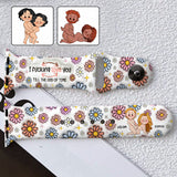 I Love You Till The End Of Time - Personalized Couple Apple Watch Band