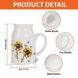 First Mom Now Grandma - Personalized Grandma Ceramic Flower Vase