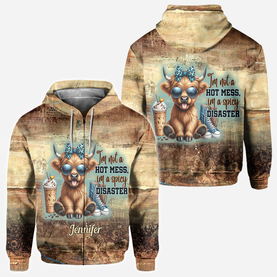 I'm Not A Hot Mess - Personalized All Over Shirt