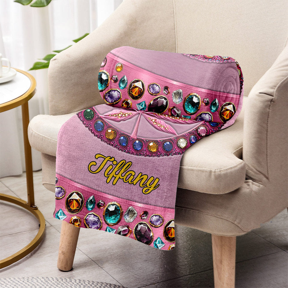 Stoner Chick - Personalized Weed Blanket