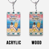 Time To Seas The Day - Personalized Cruising Keychain