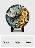 Grandma's Hive Any Title - Personalized Grandma Round Shaped Stone