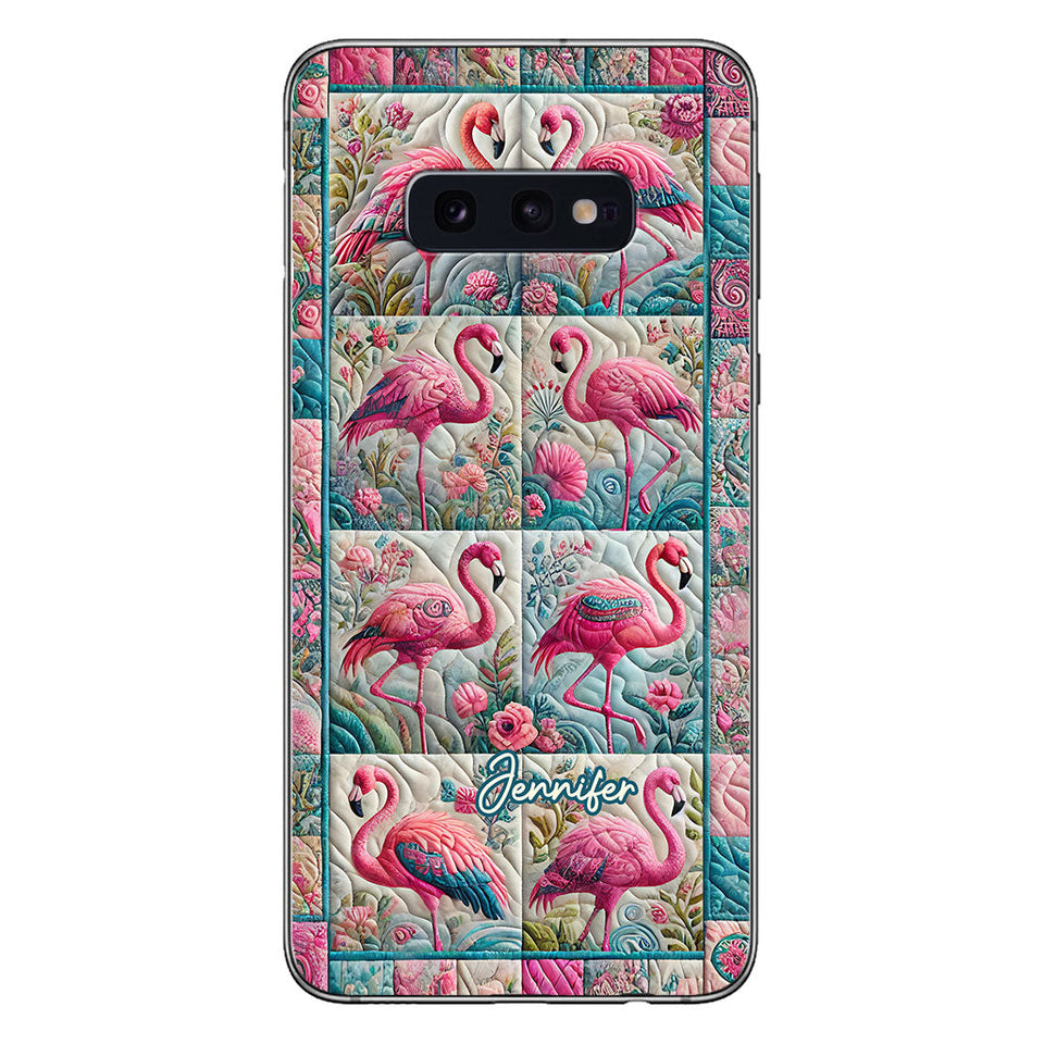Vintage Flamingo - Personalized Flamingo Phone Case