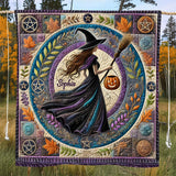 Beautiful Witch - Personalized Witch Quilt
