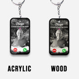La Llamada Que Desearía Poder Contestar - Personalized Memorial Keychain
