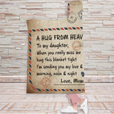 A Hug From Heaven - Personalized Memorial Hooded Blanket