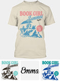 Book Girl Summer - Personalized Book T-shirt And Hoodie