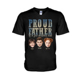 Proud Father Mother Of A Few Dumbass Kids - Personalized Father T-shirt And Hoodie