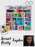What We Learn From Black History - Personalized African American Skinny Tumbler