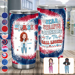 Nurse Life 4th of July - Personalized Nurse Tumbler