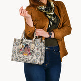 God Says You Are - Personalized African American Leather Handbag