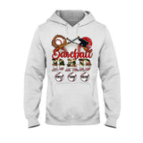 Best Baseball Dad Ever Camouflage - Personalized Father T-shirt And Hoodie