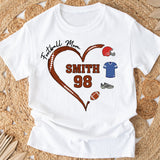 Football Mom - Personalized Football T-shirt And Hoodie