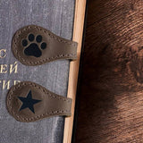 Custom Initials - Personalized Book Magnetic Leather Bookmark