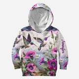 Beautiful Hummingbird - Personalized Hummingbird Hoodie and Leggings