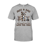 Just A Dad Who Always Came Back With The Milk - Personalized Father T-shirt And Hoodie