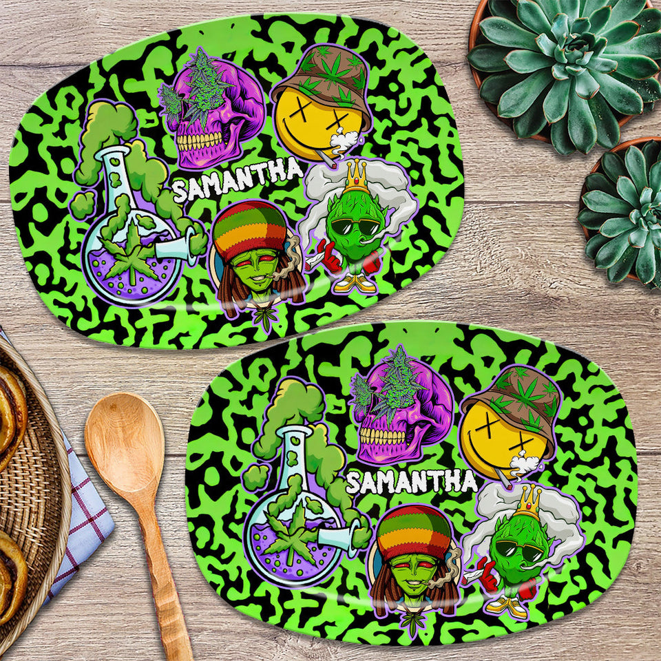 Keep One Rolled 420 - Personalized Weed Plate