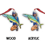 Any Photo Custom Onament - Personalized Fishing Custom Shaped Ornament